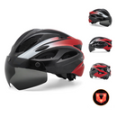 RoadShield Pro 2 em 1™ - Capacete de Ciclismo com Óculos Magnéticos Integrados