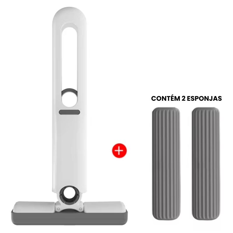 FlexiMop Mini™ – Esfregão Compacto Auto-Ajustável