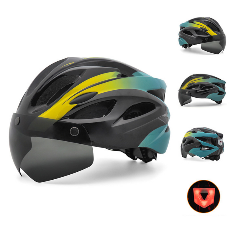 RoadShield Pro 2 em 1™ - Capacete de Ciclismo com Óculos Magnéticos Integrados