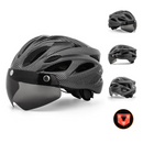 RoadShield Pro 2 em 1™ - Capacete de Ciclismo com Óculos Magnéticos Integrados