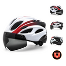 RoadShield Pro 2 em 1™ - Capacete de Ciclismo com Óculos Magnéticos Integrados