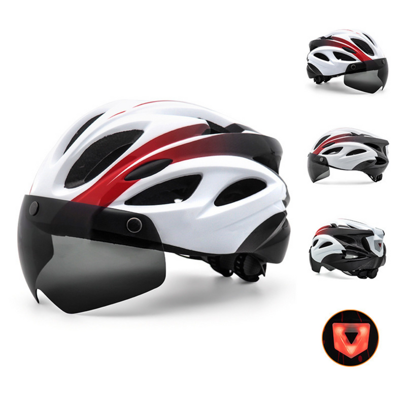 RoadShield Pro 2 em 1™ - Capacete de Ciclismo com Óculos Magnéticos Integrados