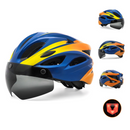 RoadShield Pro 2 em 1™ - Capacete de Ciclismo com Óculos Magnéticos Integrados
