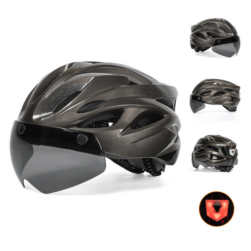 RoadShield Pro 2 em 1™ - Capacete de Ciclismo com Óculos Magnéticos Integrados