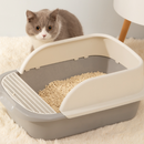 KittyBox™ - Caixa de Areia Semi-Fechada para Gatos