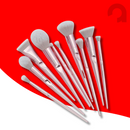 Kit BeautyBrush™ – Conjunto de 10 Pincéis de Maquiagem