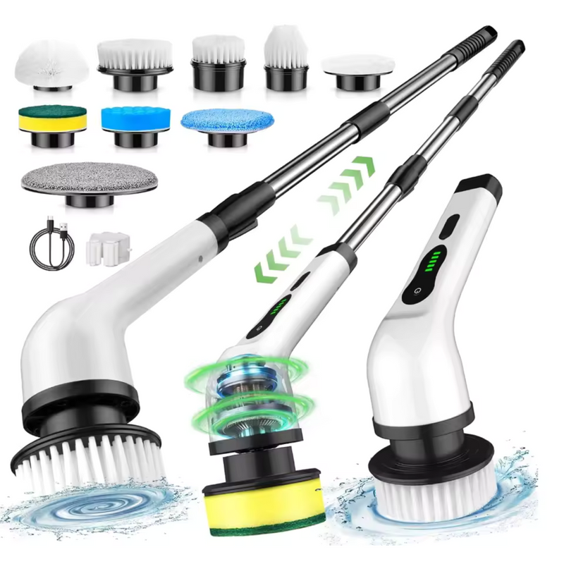 TurboBrush™ – Limpeza Sem Fio para Casa e Carro