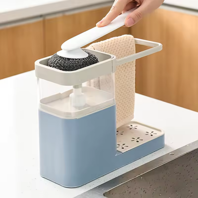 KitchenPro™ – Rack de Limpeza e Armazenamento