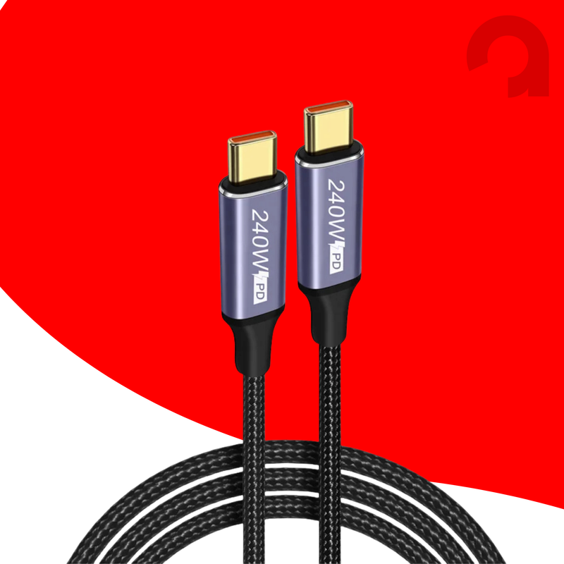 PowerLink C240™ – Cabo USB-C de Carregamento Rápido 240W