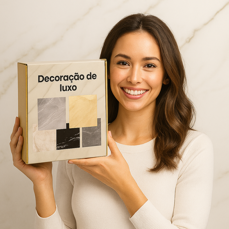 Marbella Mármore™ - Placas adesivas com acabamento de mármore luxuoso - COMPRE 10 LEVE 30 - Frete grátis