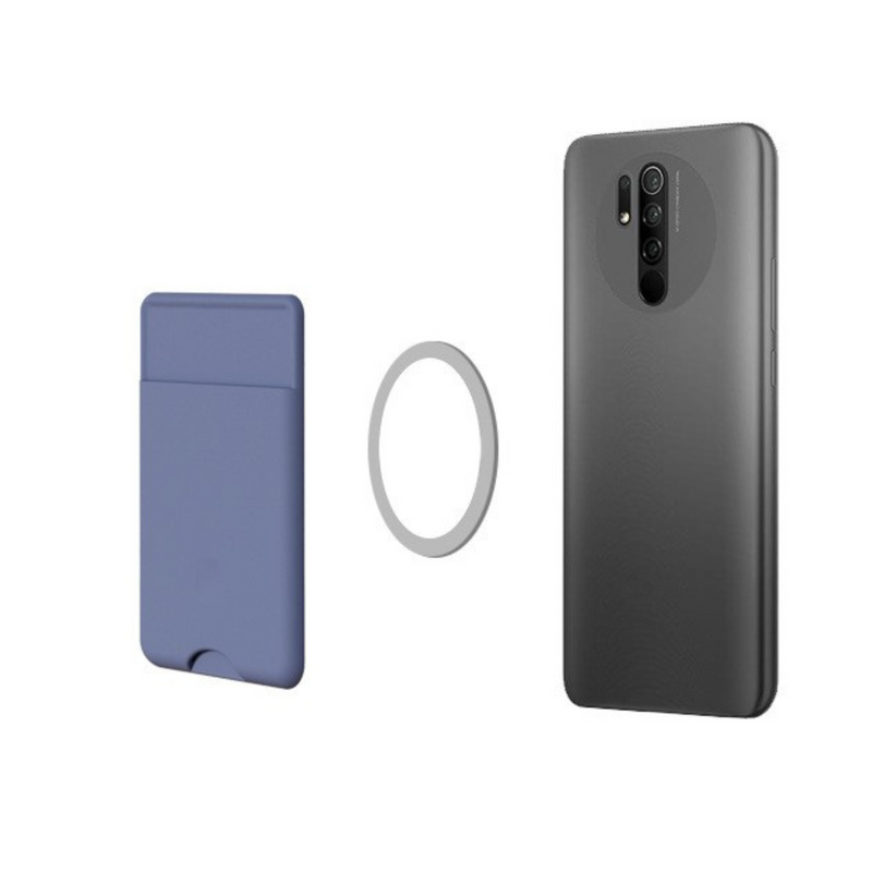 MagnetiCase Card™ – Capinha de Silicone Magnética Porta-Cartão