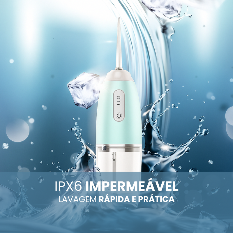 HydroClean Pro™ – Irrigador Dental Portátil