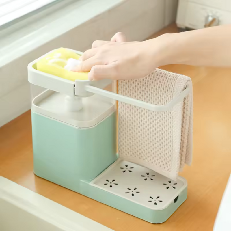 KitchenPro™ – Rack de Limpeza e Armazenamento