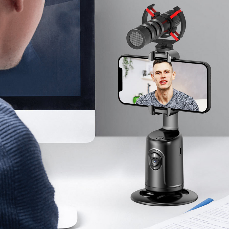 P01 PRO™ – Estabilizador Inteligente 360° com Rastreamento Facial Automático