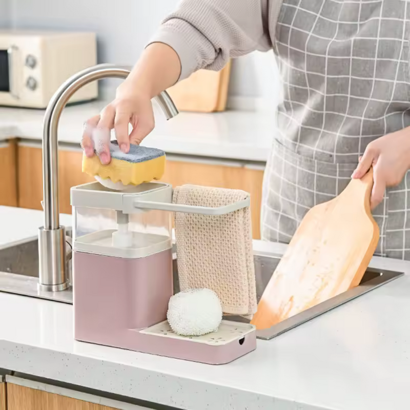 KitchenPro™ – Rack de Limpeza e Armazenamento