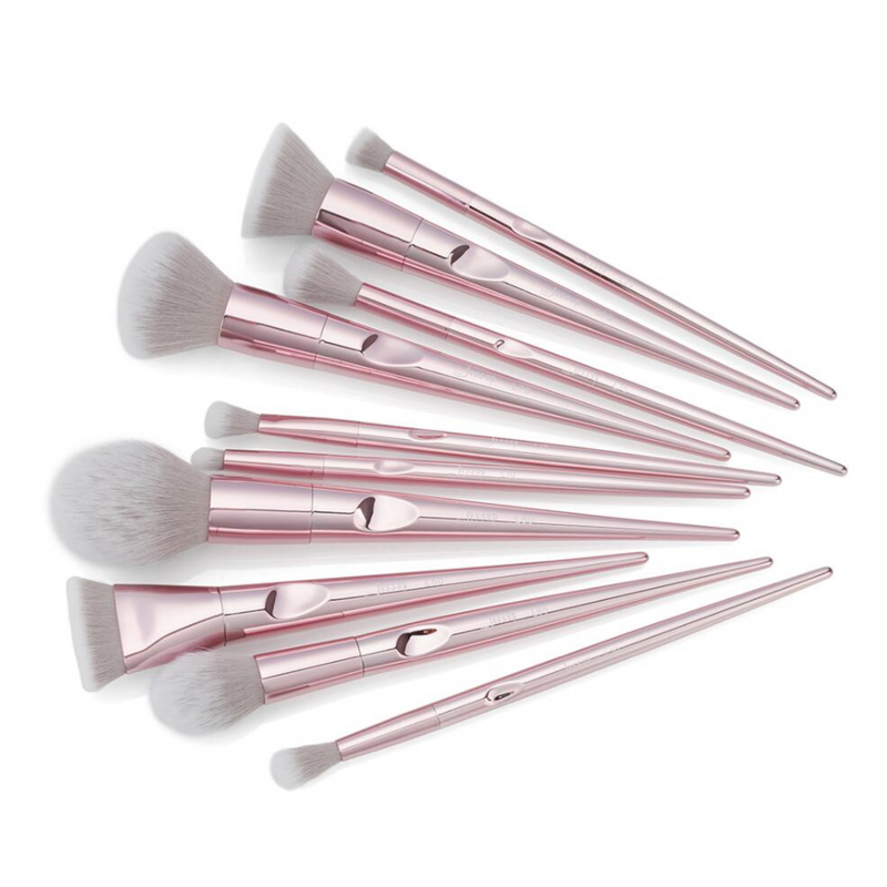 Kit BeautyBrush™ – Conjunto de 10 Pincéis de Maquiagem