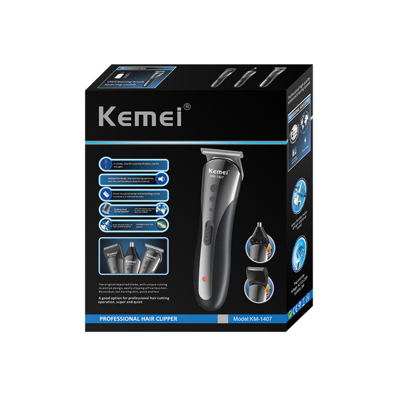 Kemei 3 em 1 Pro™ – Multifuncional para cuidados completos