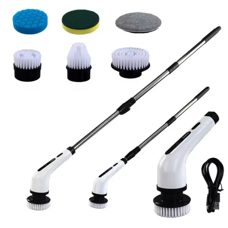 TurboBrush™ – Limpeza Sem Fio para Casa e Carro