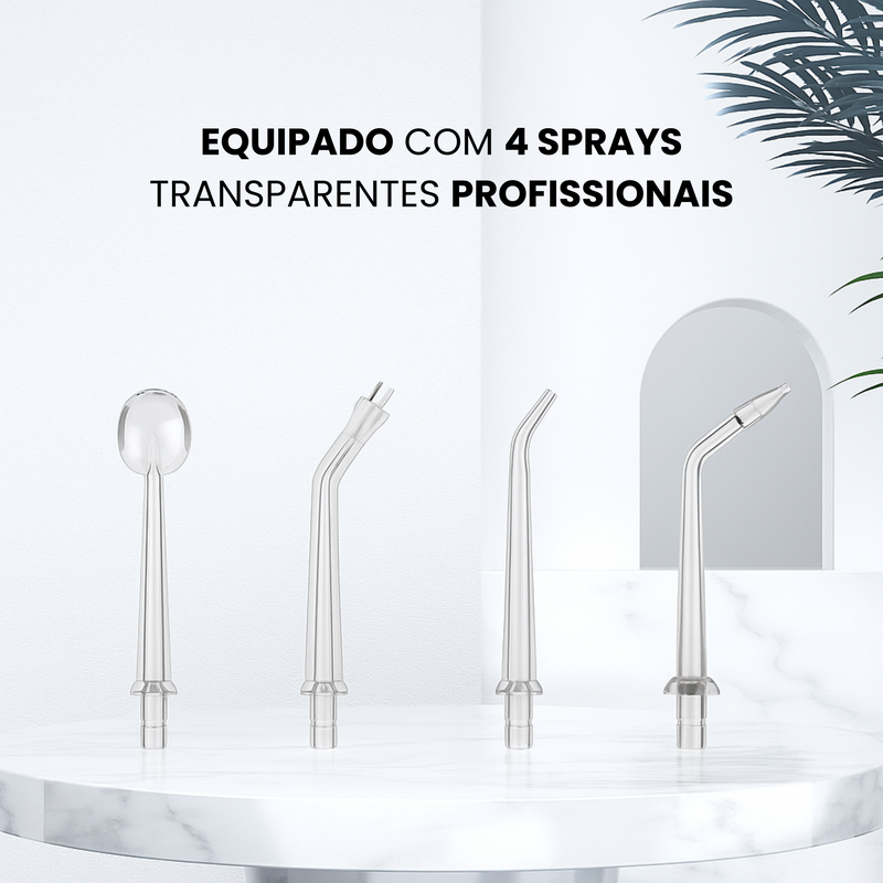 HydroClean Pro™ – Irrigador Dental Portátil