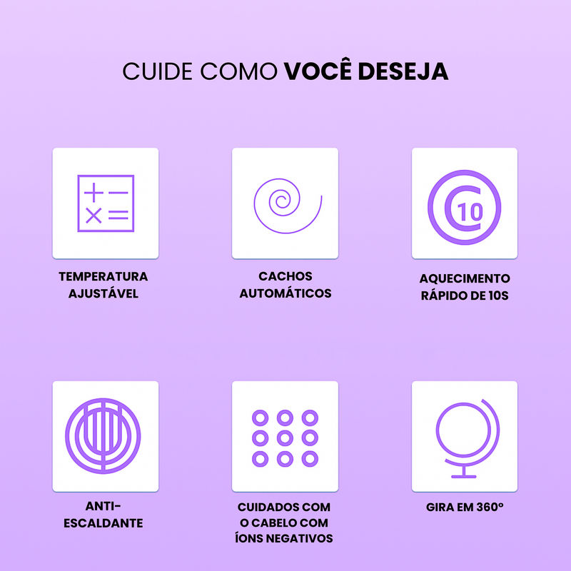 CurlMaster Pro™ – Modelador Automático de Cachos Profissional