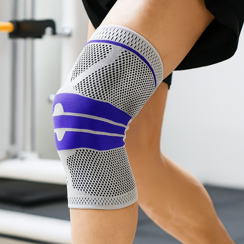 KneeRelief Pro™ – Joelheira de Compressão 3D Alívio Imediato + Desempenho Esportivo - LEVE 2 PAGUE 1 - FRETE GRÁTIS