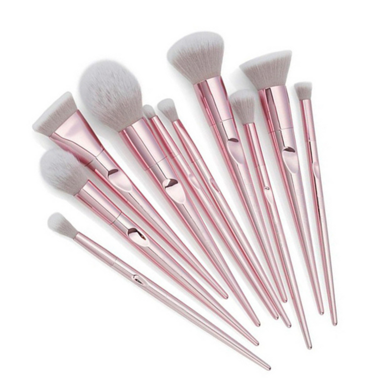 Kit BeautyBrush™ – Conjunto de 10 Pincéis de Maquiagem