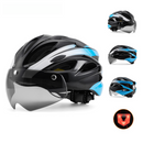 RoadShield Pro 2 em 1™ - Capacete de Ciclismo com Óculos Magnéticos Integrados