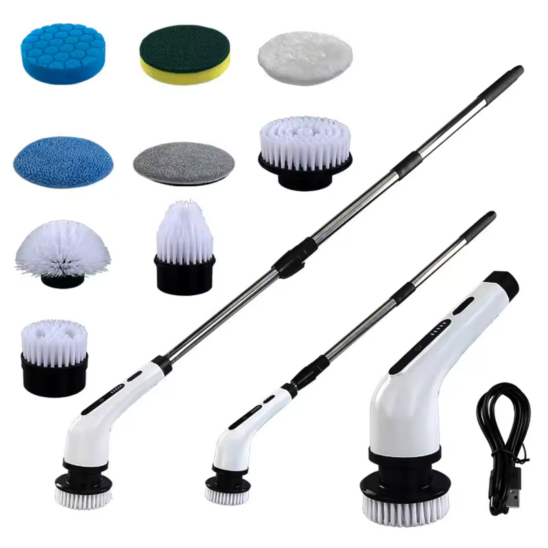 TurboBrush™ – Limpeza Sem Fio para Casa e Carro