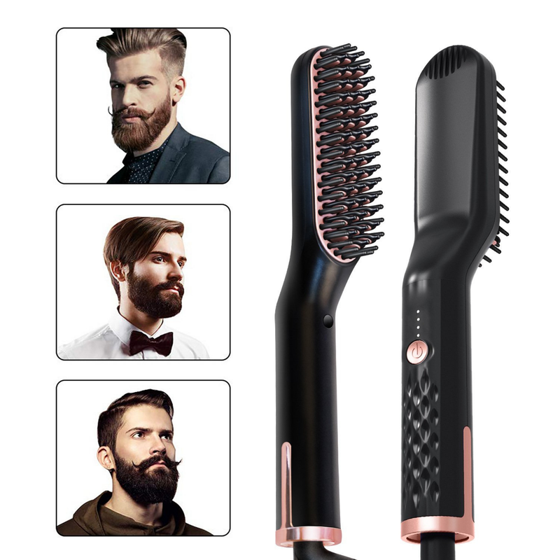 StraightPro Men™ – Chapinha Modelador para Cabelo e Barba