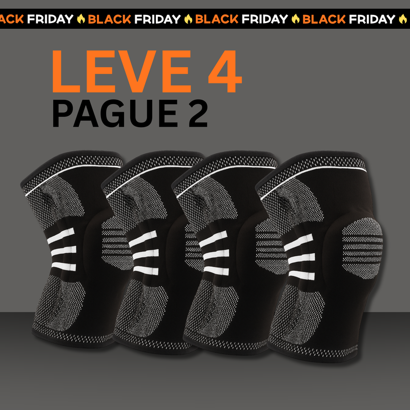 KneeRelief Pro™ – Joelheira de Compressão 3D Alívio Imediato + Desempenho Esportivo - LEVE 2 PAGUE 1 - FRETE GRÁTIS
