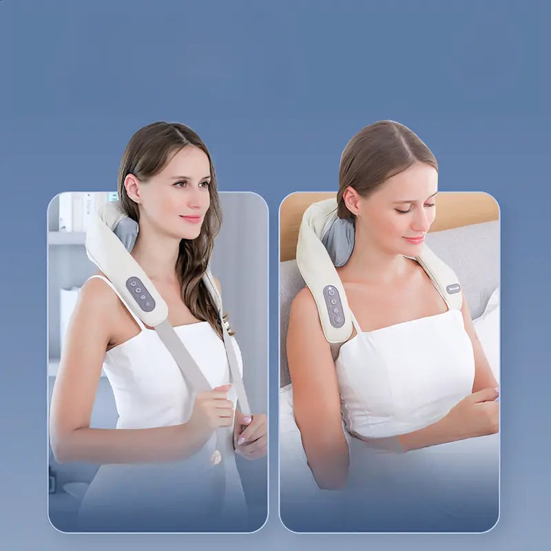 Massageador de Pescoço e Ombros™ - Relaxamento Profundo