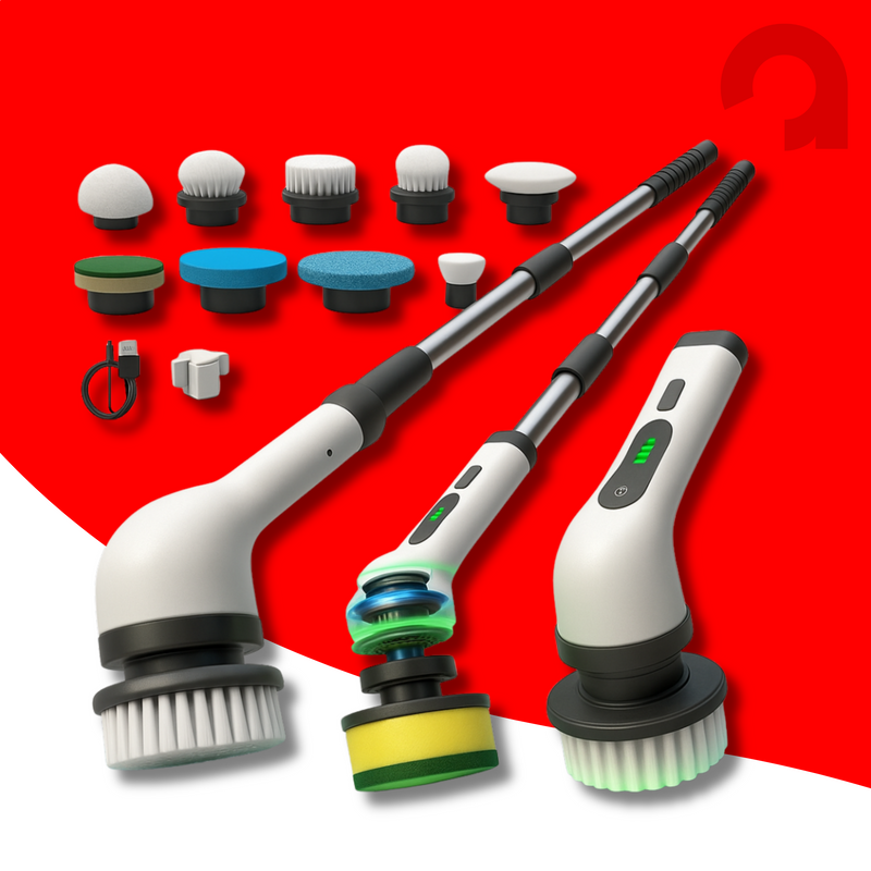 TurboBrush™ – Limpeza Sem Fio para Casa e Carro