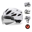 RoadShield Pro 2 em 1™ - Capacete de Ciclismo com Óculos Magnéticos Integrados