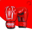 Luvas De Boxe Gingpai red™ - Kickboxing Muay Thai Mma