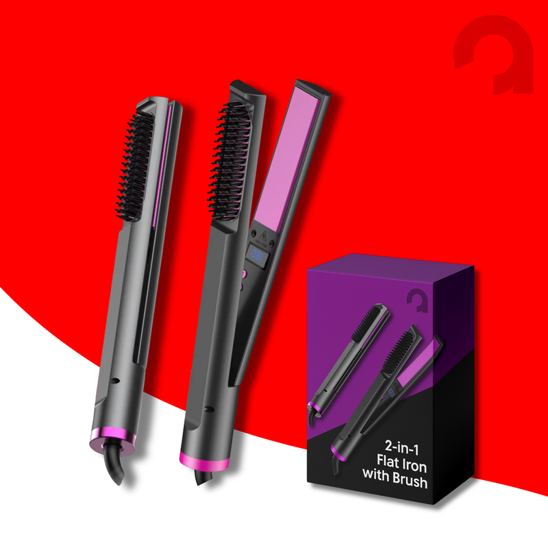 HairMaster Duo 2 em 1™ – Chapinha e Escova de cabelo