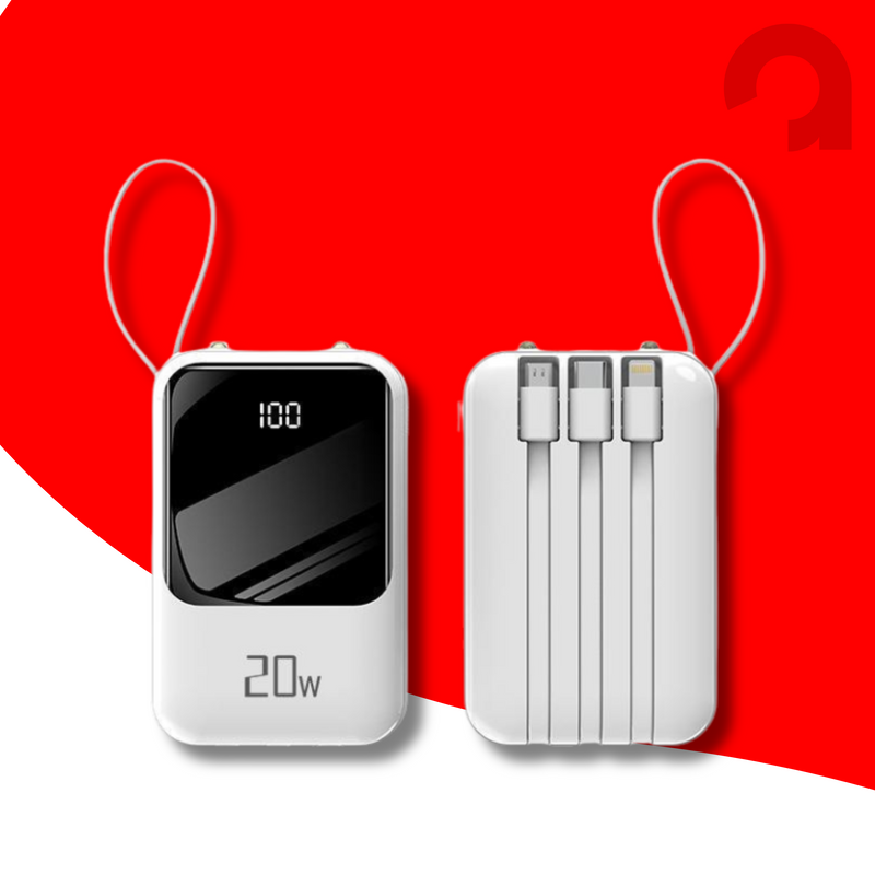 PowerBank AutoMini™ – Carregador Portátil com Carregamento Rápido