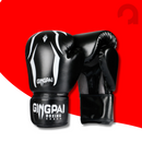 Luvas De Boxe Gingpai black™ - Kickboxing Muay Thai Mma